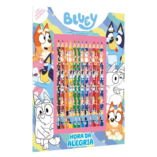 Bluey | Hora da Alegria | Atividades e Desenhos Para Colorir