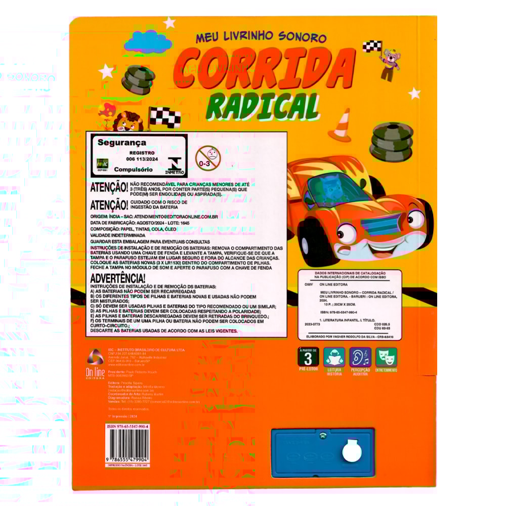 Meu Livrinho Sonoro | Corrida Radical