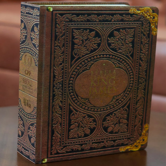 Bíblia de Estudo King James |  Atualizada |  Full Collor | Capa Dura | Vintage