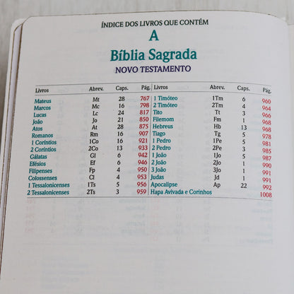 Bíblia Sagrada | ARC | Harpa Avivada e Corinhos | Jumbo | Capa Dura Pássaros