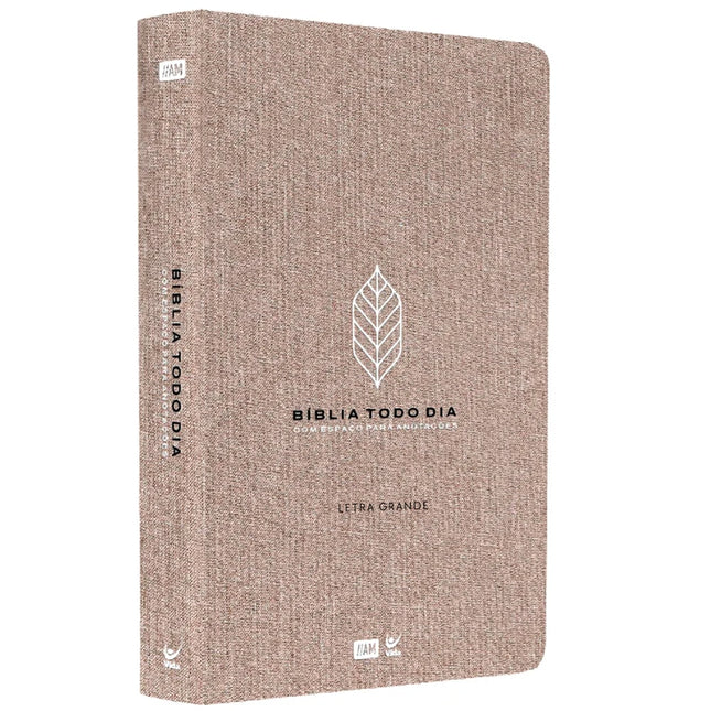 Bíblia Todo Dia Cinza Tecido | AM |  Letra Grande
