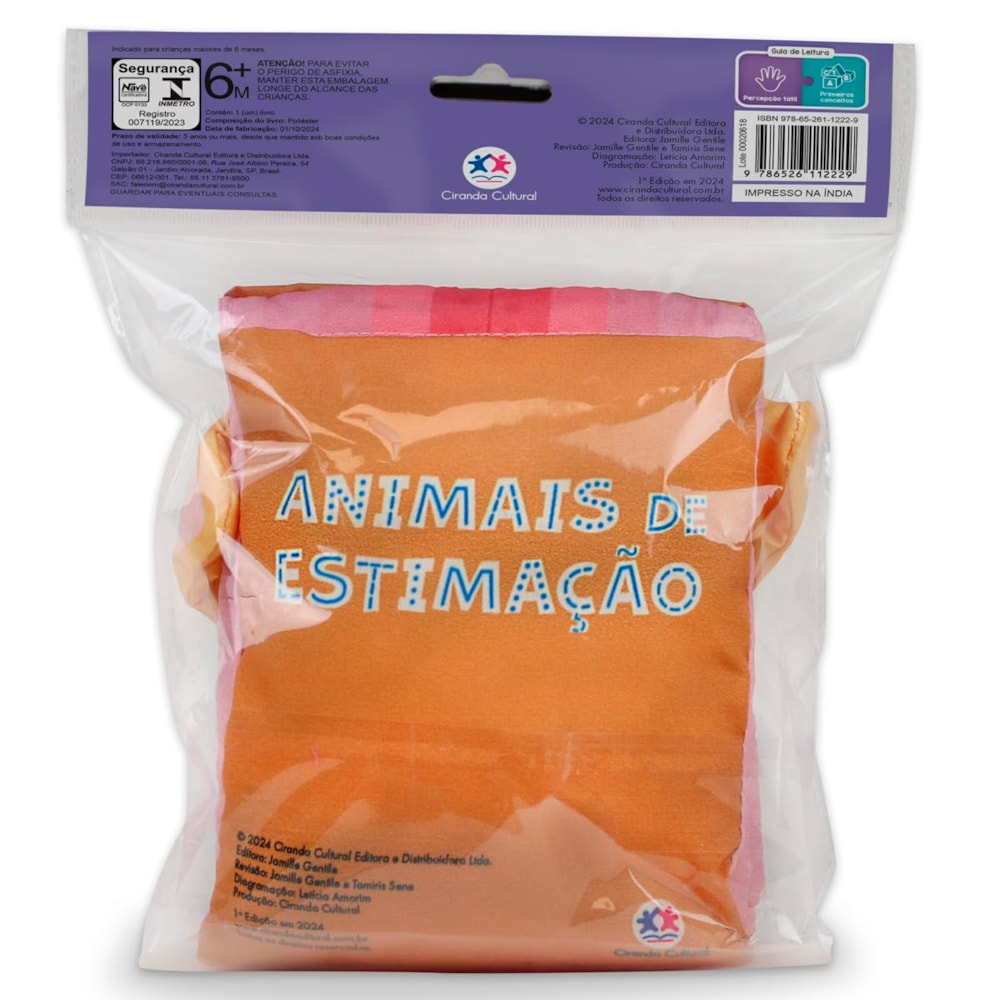 Animais de Estimação | Livro de Pano
