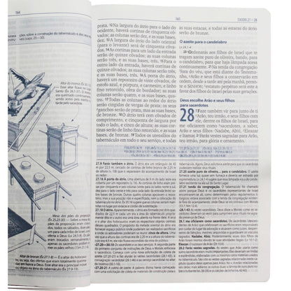 Bíblia de Estudo de Genebra | Letra Grande | Couro Legítimo