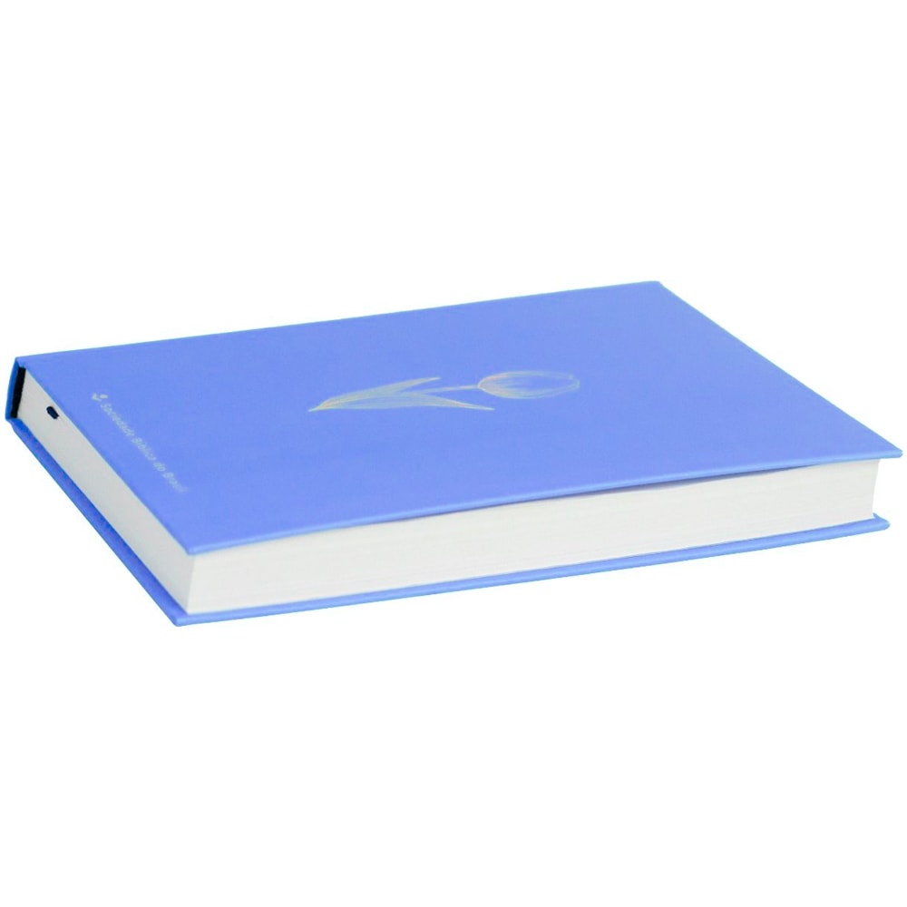 Bíblia Sagrada | NAA | Flower Blue | Capa Dura