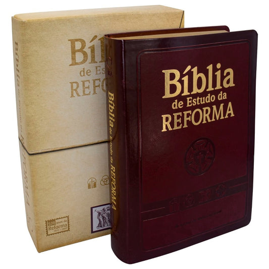 Bíblia de Estudo da Reforma | ARA | Vinho