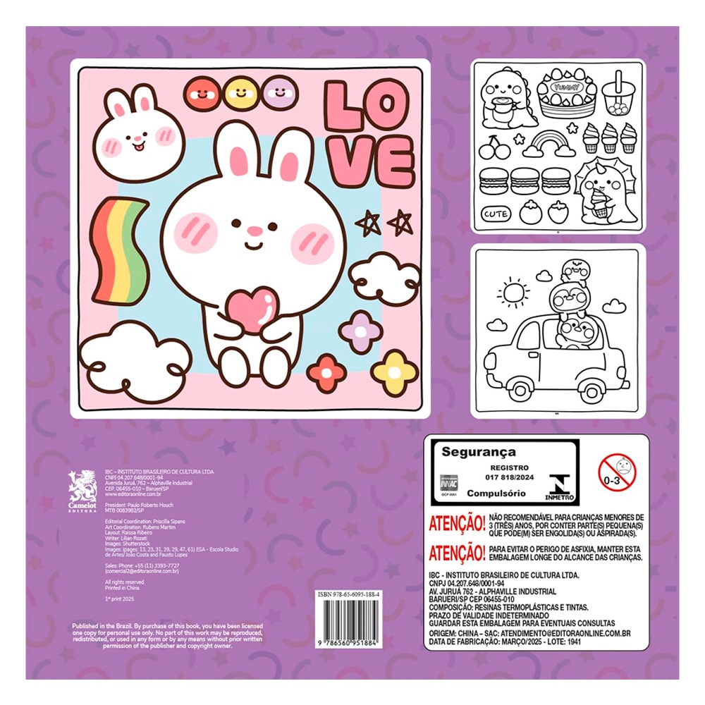 Cute & Comfy | Coloring Book for Adults 3 | Bold Easy | Edição Especial