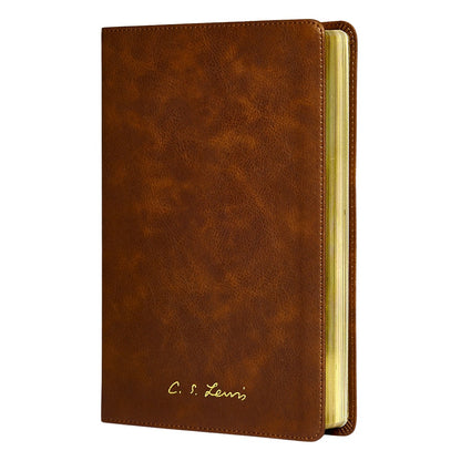 Bíblia C S Lewis | NVI | Couro-Soft Marrom | Leitura Perfeita