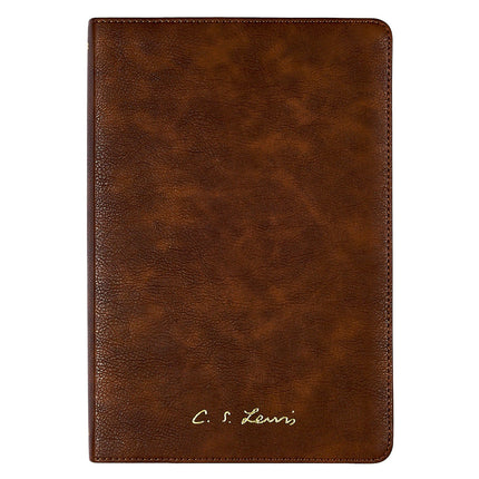 Bíblia C S Lewis | NVI | Couro-Soft Marrom | Leitura Perfeita