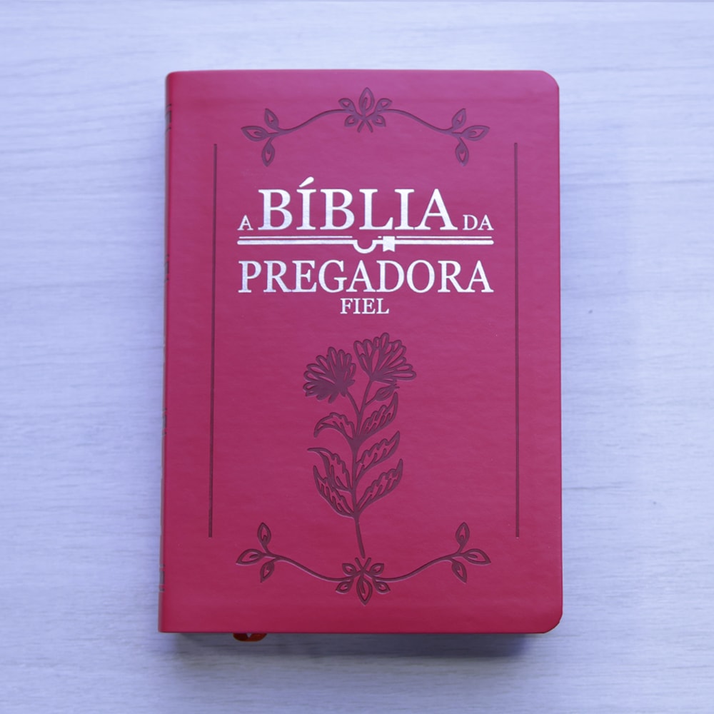 Bíblia da Pregadora Fiel | Full Color | ARC | Capa Luxo Vermelha