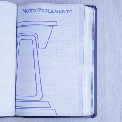 Bíblia do Pregador Fiel | Full Color | ARC | Capa Luxo Azul