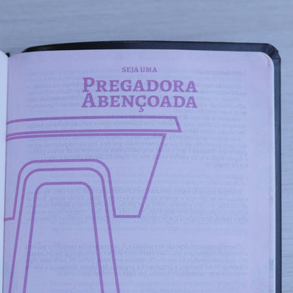 Bíblia da Pregadora Fiel | Full Color | ARC | Capa Luxo Preta