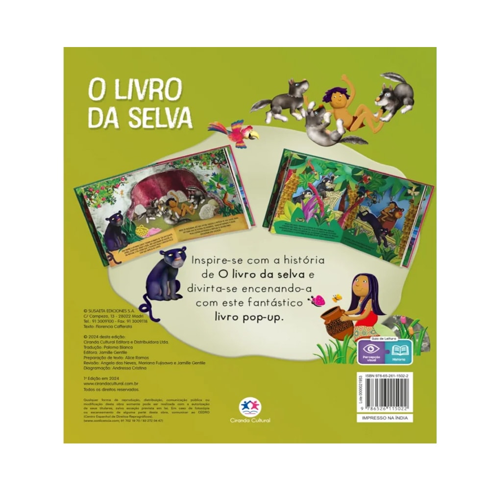O Livro da Selva | O Teatro dos Bichinhos | Pop-Up