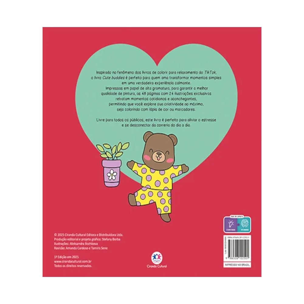 Cute Buddies | Livro de Colorir