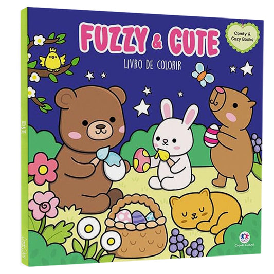 Fuzzy and Cute | Livro de Colorir