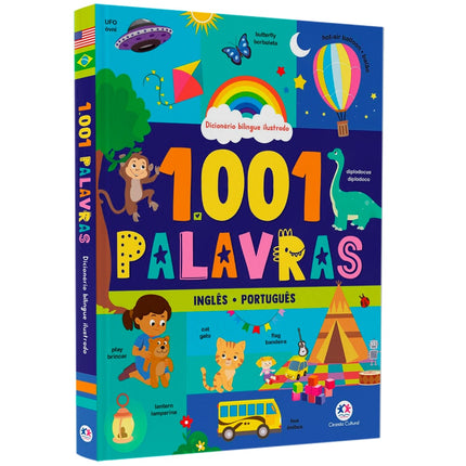 1001 Palavras | Dicionário Bilingue Ilustrado | Inglês e Português