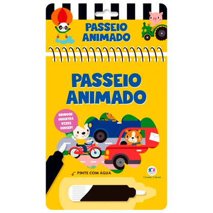 Aquabook Passeio Animado | Pinte Com Água