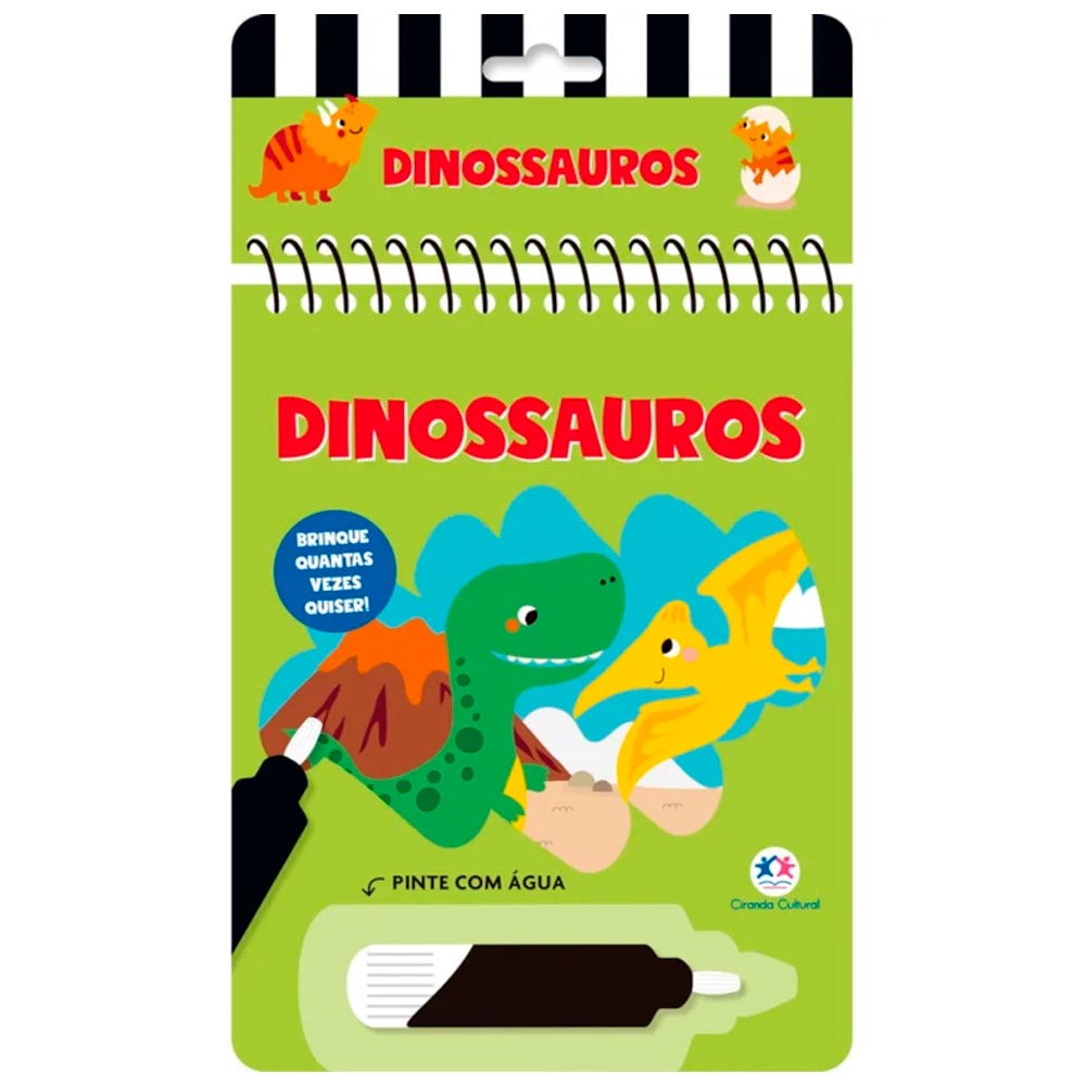 Aquabook Dinossauros | Pinte Com Água
