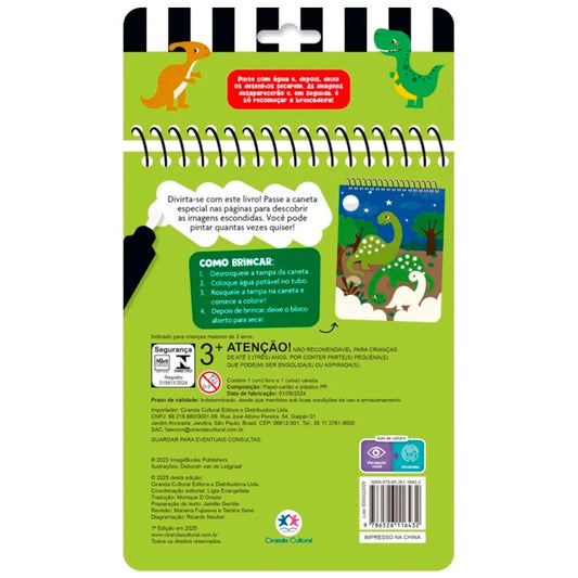 Aquabook Dinossauros | Pinte Com Água