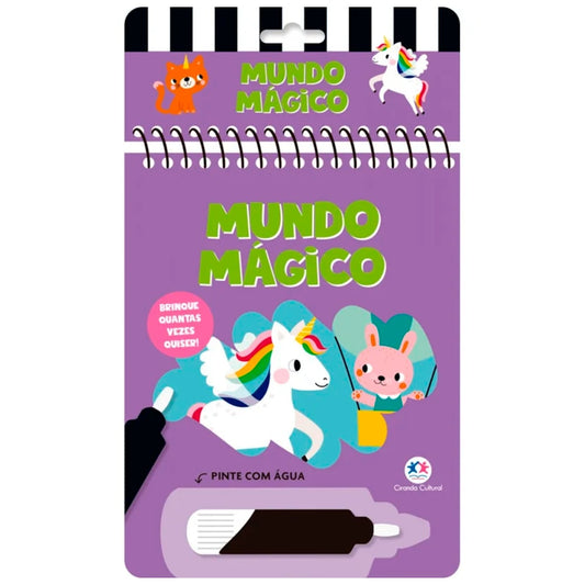Aquabook Mundo Mágico | Pinte Com Água
