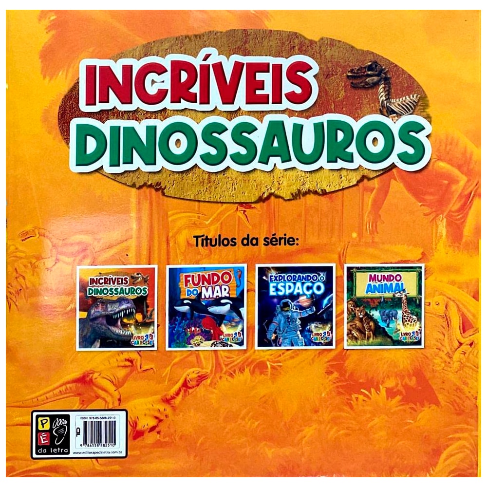 Livro 3D Carrossel | Incríveis Dinossauros