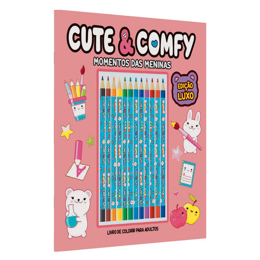 Cute & Comfy |  Momentos das Meninas  | Edição Luxo | 12 Lápis de Cor