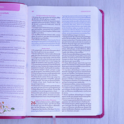 Bíblia da Pregadora Fiel | Full Color | ARC | Capa Luxo Pink