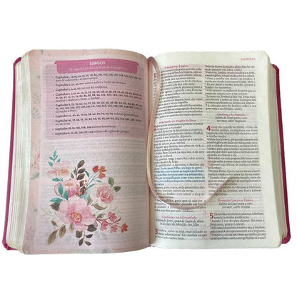Bíblia da Pregadora Fiel | Full Color | ARC | Capa Luxo Pink