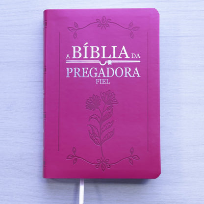 Bíblia da Pregadora Fiel | Full Color | ARC | Capa Luxo Pink