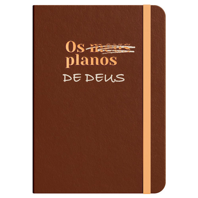 Moleskine | Os Planos de Deus | Marrom |  Viviane Martinello