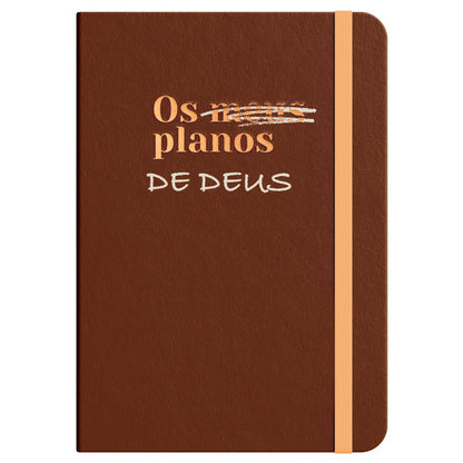 Moleskine | Os Planos de Deus | Marrom |  Viviane Martinello