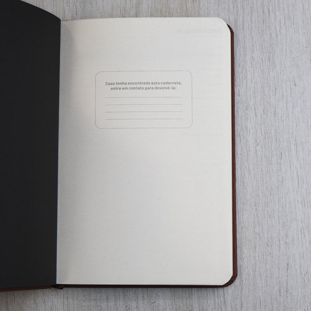 Moleskine | Os Planos de Deus | Marrom |  Viviane Martinello