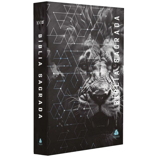 Bíblia Sagrada | NVI | Letra Grande | Capa Dura Leão Grafite