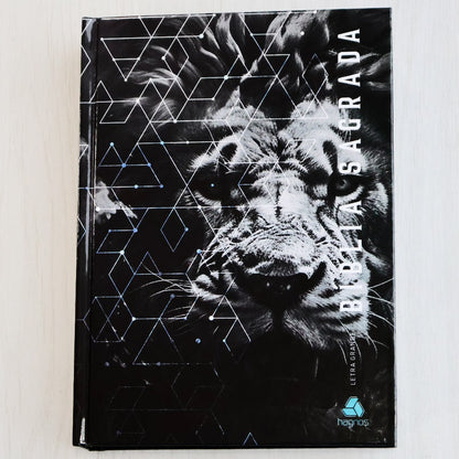 Bíblia Sagrada | NVI | Letra Grande | Capa Dura Leão Grafite