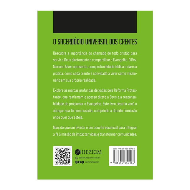 O Sacerdócio Universal dos Crentes | Mariano Alves