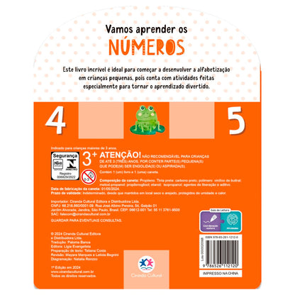 Vamos Aprender os Números | Com Caneta Que Escreve e Apaga | Idade 3+