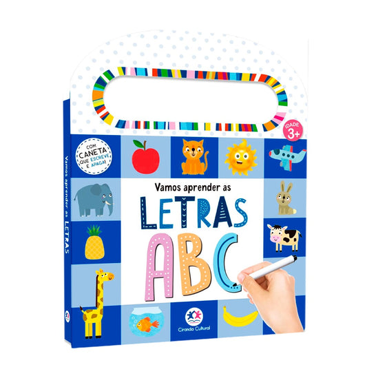 Vamos Aprender as Letras | Com Caneta Que Escreve e Apaga | Idade 3+
