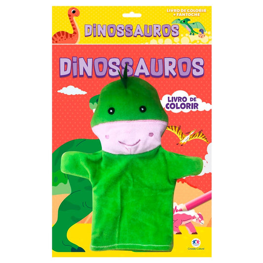 Livro Fantoche Dinossauros