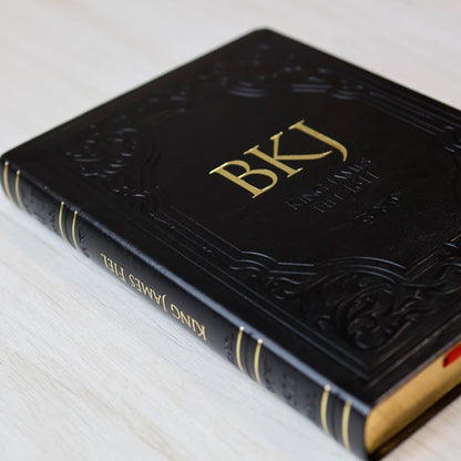 Bíblia King James Fiel 1611 | Extra Gigante | Capa Luxo Preta