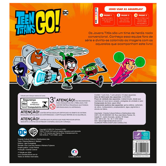 Livro Com Aquarela | Jovens Titas | Cores Fora do Comum 
