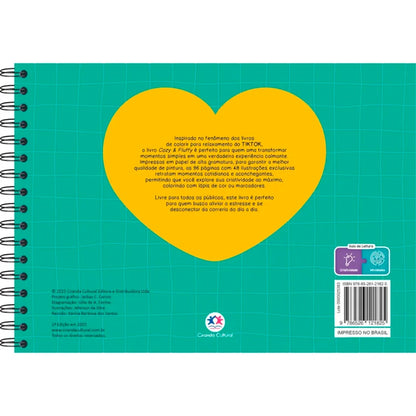 Cozy &  Fluffy | Livro de Colorir | Capa Dura Green