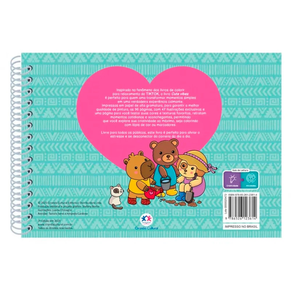 Cute Vibes | Livro de Colorir