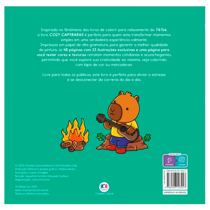 Comfy Goods | Cozy Capybaras | Livro de Colorir