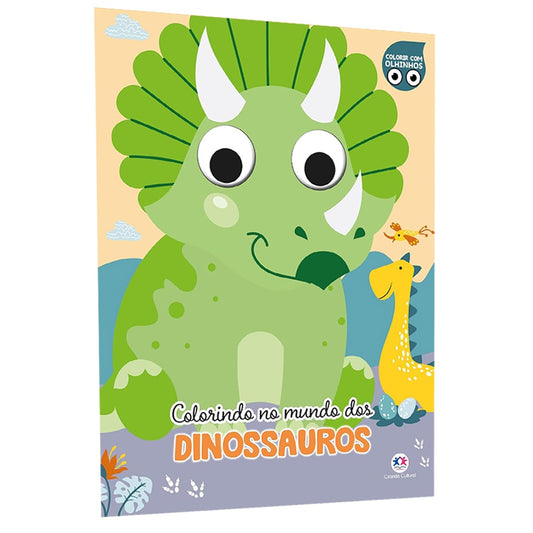 Colorindo no Mundo dos Dinossauros | Colorir com Olhinhos