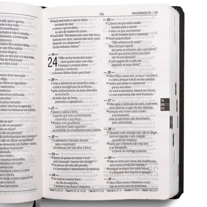 Bíblia Sagrada | Dom de Deus | Letra Grande | Cinza