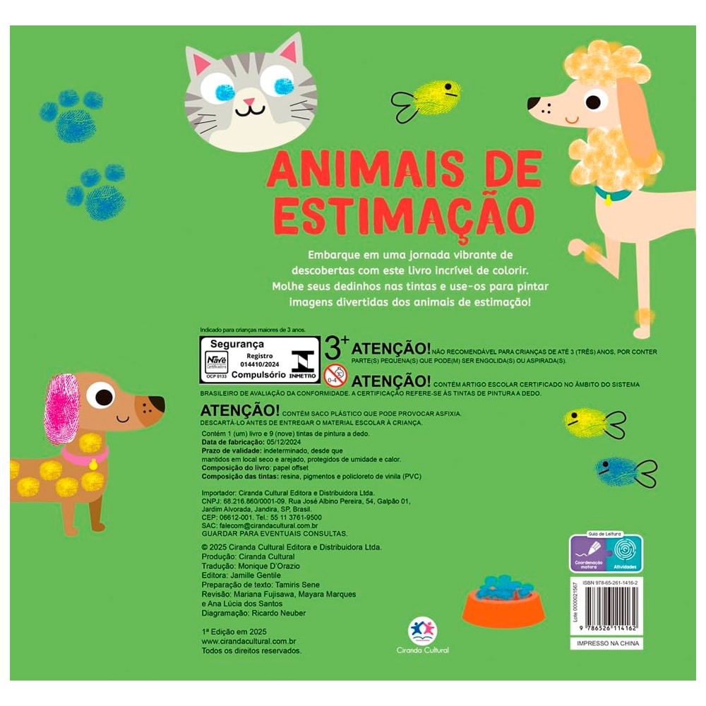Colorindo Com os Dedinhos | Animais de Estimação