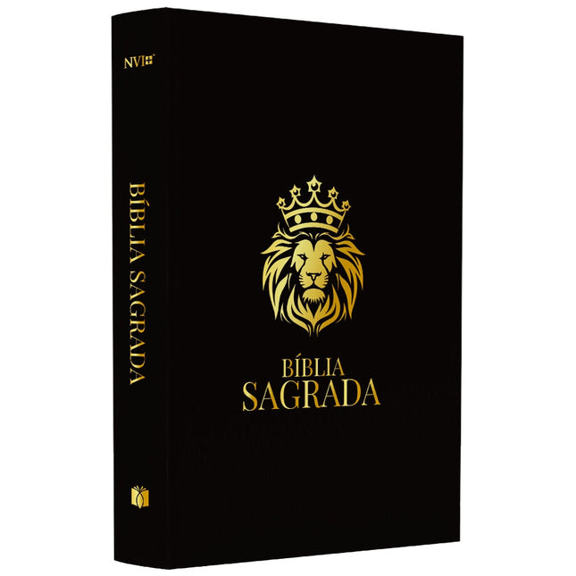 Bíblia Sagrada Leão Coroado | NVI | Capa Brochura