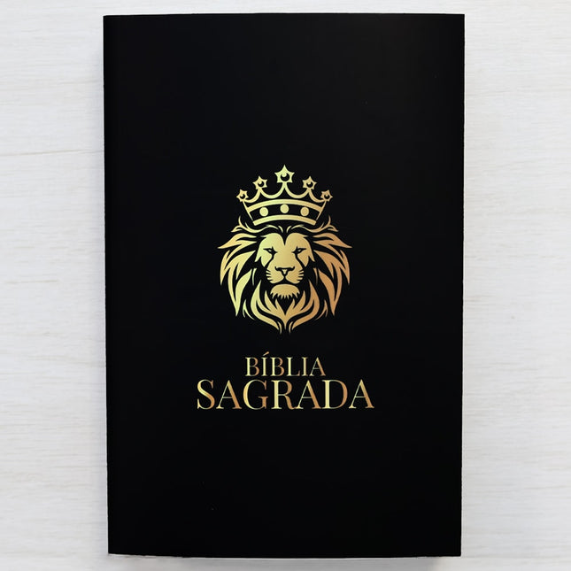 Bíblia Sagrada Leão Coroado | NVI | Capa Brochura