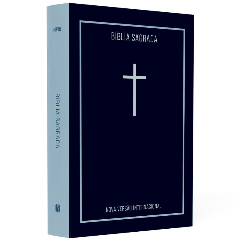 Bíblia Sagrada Cruz Azul | NVI | Capa Brochura