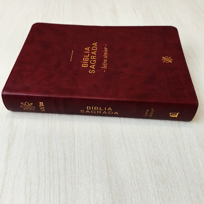 Bíblia Sagrada | NVI | Letra Sênior | Capa Vinho