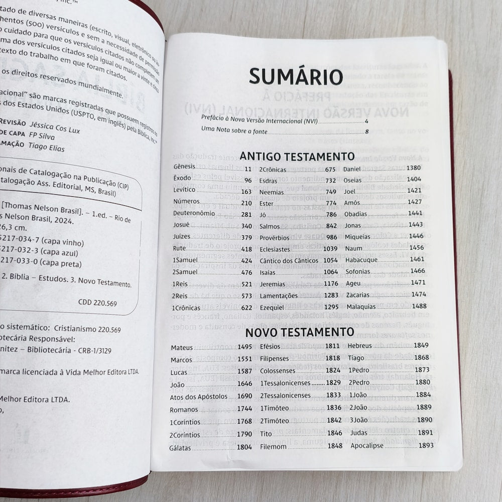 Bíblia Sagrada | NVI | Letra Sênior | Capa Vinho